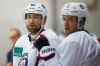 JOHN WOODS / WINNIPEG FREE PRESS
Former Jets line mates Blake Wheeler, left, and Mark Scheifele both have had success scoring since being separated.