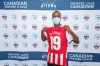 Atletico Ottawa's Malcolm Shaw holds up his new jersey in this undated handout photo. Malcolm Shaw has signed with Atletico Ottawa after a trial with the Canadian Premier League club. The 24-year-old from Pickering, Ont., who can play up front as a forward or on the wing, spent the past season at Assyriska Turabdin IK in Sweden's third tier. He had five goals and four assists in 24 appearances with the Swedish team. THE CANADIAN PRESS/HO, Atletico Ottawa, Freestyle Photography *MANDATORY CREDIT*