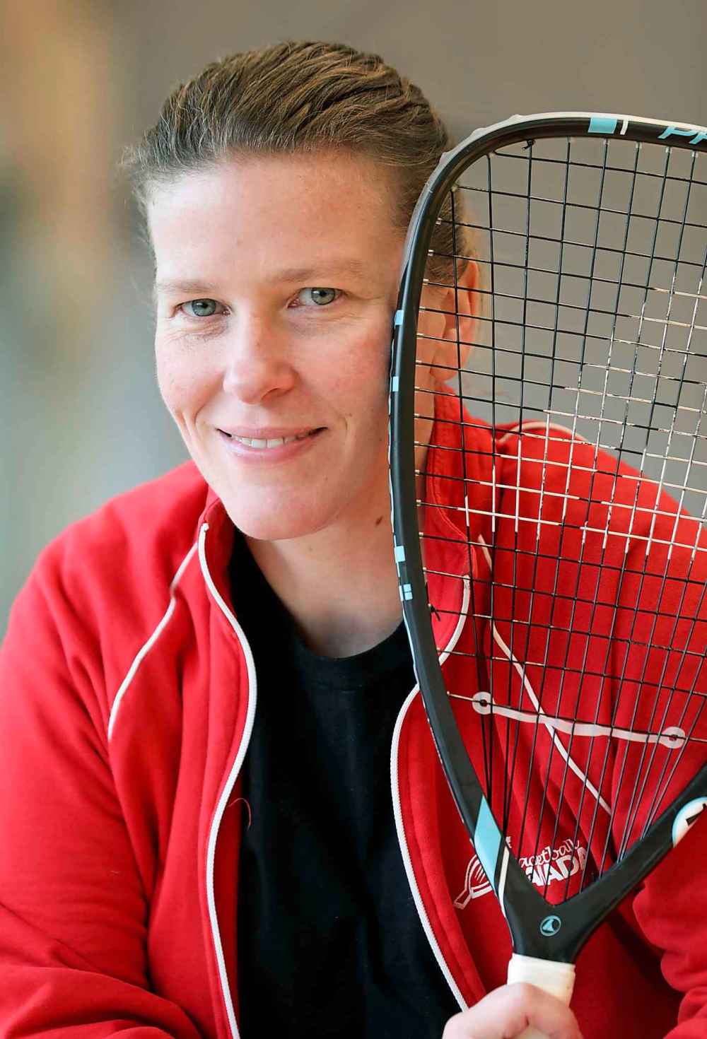 RUTH BONNEVILLE  /  WINNIPEG FREE PRESS
Jen Saunders retired from competitive racquetball earlier this week as the reigning Canadian women's champion.