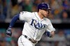 FILE - In this Oct. 8, 2019, file photo, Tampa Bay Rays' Tommy Pham runs the bases after hitting a home run against the Houston Astros in the first inning of Game 4 of a baseball American League Division Series in St. Petersburg, Fla. Pham moved to the San Diego Padres for the 2020 season. (AP Photo/Chris O'Meara, File)