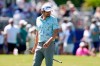 Peter Uihlein reacts after missing a putt on the 17th green during the final round of the PGA Zurich Classic golf tournament at TPC Louisiana in Avondale, La., Sunday, April 25, 2021. (AP Photo/Gerald Herbert)