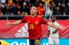 FILE - In this Friday Nov. 15, 2019 file photo, Spain's Santi Cazorla celebrates after scoring his side's second goal during a Euro 2020 Group F qualifying soccer match between Spain and Malta at the Ramon de Carranza stadium in Cadiz, Spain. Qatari club Al-Saad said Monday July 20, 2020, it has signed former Spain and Arsenal playmaker Santi Cazorla. (AP Photo/Miguel Morenatti, File)