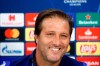 FILE - In this Tuesday, Sept. 17, 2019 file photo, Olympiakos' head coach Pedro Martins smiles during a news conference in Piraeus port, near Athens. Olympiakos coach Pedro Martins heads to England for the Europa League meeting with Wolverhampton keen to manage in the Premier League one day. On the final night of action before the suspension of UEFA competitions, Olympiakos drew 1-1 with Wolves in Athens on March 12. Almost 150 days later, their Europa League last-16 second leg will finally be played on Thursday Aug. 6, 2020 in central England. (AP Photo/Thanassis Stavrakis, File)