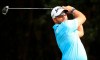 South Africa's Dean Burmester during day three of the English Championship at Hanbury Manor Marriott Hotel and Country Club in Ware, England, Saturday Aug. 8, 2020. (Adam Davy/PA via AP)