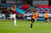 Wolverhampton Wanderers' Ruben Neves shoots at goal during the English Premier League soccer match between Burnley and Wolverhampton Wanderers at the Turf Moor stadium in Burnley, England, Wednesday, July 15, 2020. (Jason Cairnduff/Pool via AP)