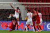Turkey's Ozan Tufan fails to score past Serbia's Aleksandar Kolarov during the UEFA Nations League soccer match between Serbia and Turkey at the Rajko Mitic Stadium, in Belgrade, Serbia, Sunday, Sept. 6, 2020. (AP Photo/Darko Vojinovic)