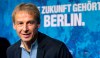 FILE - In this Wednesday, Nov. 27, 2019 file photo, Juergen Klinsmann speaks during a press conference of German Bundesliga soccer team Hertha BSC Berlin in Berlin. Klinsmann needs to show Germany's soccer federation, known as the DFB, a valid coaching license to remain officially recognized as head coach of his new club Hertha Berlin as he prepares for their game on Sunday, Jan. 19, 2020 against defending champion Bayern Munich. (AP Photo/Michael Sohn, file)