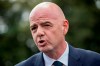 FILE - In this Monday, Sept. 9, 2019 file photo, FIFA president Gianni Infantino speaks to members of the media on the South Lawn of the White House in Washington. Soccer governing body FIFA says its $1.5 billion coronavirus relief plan to revive the sport and help national associations stay afloat comes with “strict compliance and audit requirements.” “This relief plan is a great example of football’s solidarity and commitment in such unprecedented times,” FIFA President Gianni Infantino said Wednesday, July 29, 2020. (AP Photo/Andrew Harnik, file)