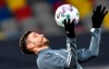 FILE - In this Friday, Nov. 15, 2019 file photo, Germany's Jonas Hector exercises during a training session of Germany's national team in Duesseldorf, Germany. Germany coach Joachim Loew has paid tribute to Jonas Hector after the Cologne left back’s retirement from the national team for personal reasons. The 30-year-old Hector informed Loew and his club in September of his decision to quit international soccer, but the decision was only made public on Thursday, Oct. 15, 2020. (AP Photo/Martin Meissner, file)