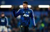 FILE - In this Wednesday, Oct. 30, 2019 file photo, Manchester United's Jesse Lingard gestures during warmup before their English League Cup soccer match against Chelsea at Stamford Bridge in London. Manchester United manager Ole Gunnar Solskjaer on Friday, Jan. 29, 2021 says Jesse Lingard and Marcos Rojo are set to leave the club before the end of the January transfer window. Lingard is moving to fellow Premier League team West Ham on loan until the end of the season. (AP Photo/Ian Walton, file)