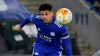 FILE - In this Thursday, Dec. 10, 2020 file photo, Leicester's James Justin during their Europa League Group G soccer match against AEK Athens at the King Power Stadium in Leicester, England. Leicester defender James Justin will miss the rest of the season because of a serious knee injury that requires surgery, it was announced Friday, Feb. 12, 2021. Foxes manager Brendan Rodgers says it's a “massive blow” to the team. (AP Photo/Rui Vieira, file)