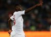 FILE - In this Friday, Feb. 1, 2019 file photo, Qatar's Almoez Ali celebrates after scoring during the AFC Asian Cup final match between Japan and Qatar in Zayed Sport City in Abu Dhabi, United Arab Emirates. A legal challenge by the United Arab Emirates soccer federation that threatens Qatar’s 2019 Asian Cup title will be heard at sport’s highest court. The Court of Arbitration for Sport said Tuesday, Jan. 7, 2020 it will hear the UAE's appeal on March 12 in a case that alleges Qatar fielded two ineligible players at the tournament. The UAE alleges Qatar’s star forward Almoez Ali and defender Bassam Al-Rawi were not born there and did not meet FIFA nationality requirements to represent the country. (AP Photo/Kamran Jebreili)
