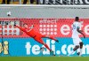 FILE - In this Sunday Sept. 15, 2019 file photo, Schalke's goalkeeper Alexander Nubel tries to save a goal scored by Paderborn's Cauly Oliveira Souza, not pictured, during their German Bundesliga soccer match in the Benteler-Arena in Paderborn, Germany. Bayern Munich has found its replacement for captain Manuel Neuer. The Bavarian powerhouse has agreed on Saturday, Jan 4, 2020 to sign goalkeeper Alexander Nubel on a free transfer from Schalke on July 1.(Friso Gentsch/dpa via AP, file)