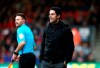 Arsenal manager Mikel Arteta shouts instructions during their English Premier League soccer match against AFC Bournemouth at the Vitality Stadium, Bournemouth, England, Thursday, Dec. 26, 2019. (Mark Kerton/PA via AP)