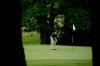 A golfer putts on a green after Sunningdale Golf Club reopened this morning as part of the British government relaxing the coronavirus lockdown measures, in Sunningdale, England, Wednesday, May 13, 2020. Tennis courts and golf courses in England can reopen from Wednesday, the sports venues were ordered to be closed in March when Britain imposed a national lockdown due to the coronavirus outbreak. (AP Photo/Matt Dunham)