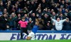 CAPTION CORRECTS NAME OF GOAL SCORER Everton's Dominic Calvert-Lewin celebrates scoring his side's second goal of the game, during the English Premier League soccer match between Everton and Chelsea at Goodison Park, in Liverpool, England, Saturday, Dec. 7, 2019. (Nigel French/PA via AP)
