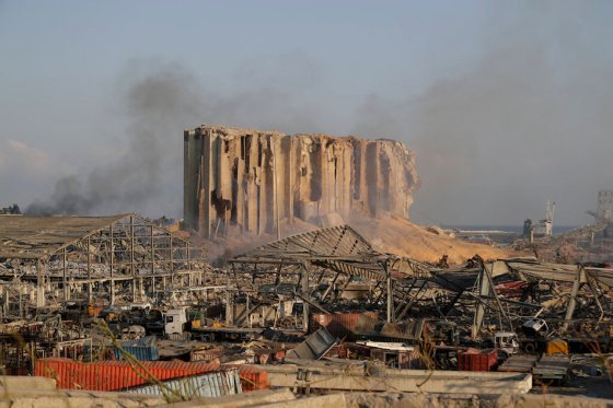 Hassan Ammar / The Associated PressDamage is seen on Wednesday after a massive explosion in Beirut, Lebanon. The explosion on Tuesday flattened much of a port and damaged buildings across Beirut.