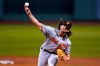 Baltimore Orioles starting pitcher Dean Kremer delivers during the first inning of the team's baseball game against the Boston Red Sox in Boston, Wednesday, Sept. 23, 2020, at Fenway Park. (AP Photo/Charles Krupa)