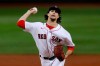 Boston Red Sox's Chris Mazza pitches against the New York Yankees during the first inning of a baseball game, Saturday, Sept. 19, 2020, in Boston. (AP Photo/Michael Dwyer)