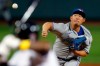 Toronto Blue Jays' Shun Yamaguchi pitches during the fifth inning of the team's baseball game against the Boston Red Sox, Saturday, Sept. 5, 2020, in Boston. (AP Photo/Michael Dwyer)