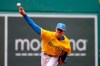 Boston Red Sox relief pitcher Nick Pivetta pitches to a Chicago White Sox batter during the first inning of a baseball game, Saturday, April 17, 2021, in Boston. (AP Photo/Mary Schwalm)