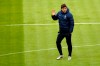 PSG head coach Mauricio Pochettino waves as he arrives for a training session prior to the Champions League quarterfinal soccer match between Bayern Munich and Paris Saint Germain in Munich, Germany, Tuesday, April 6, 2021. Bayern will face PSG on Wednesday. (AP Photo/Matthias Schrader)