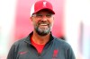 Liverpool head coach Juergen Klopp arrives for an interview prior to a friendly soccer match between RB Salzburg and FC Liverpool in Salzburg, Austria, Tuesday, Aug.25, 2020. (AP Photo/Matthias Schrader)