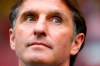 FILE - In this May 16, 2015 file photo Hamburg's coach Bruno Labbadia arrives for the German first division Bundesliga soccer match between VfB Stuttgart and Hamburger SV at the Mercedes Benz Arena in Stuttgart, Germany. Hertha Berlin presented Bruno Labbadia as its new coach on Monday. Nobody knows when the 54-year-old can lead a normal training session or when his first game will can be played. “The plan is to prepare the team as well as possible for day X,” Labbadia said.(AP Photo/Matthias Schrader, file)