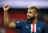 FILE-In this Aug. 25, 2019 file photo PSG's Eric Maxim Choupo-Moting celebrates at the end of the French League One soccer match between Paris Saint Germain and Toulouse at the Parc des Princes Stadium in Paris, France. FC Bayern Munich has signed Eric Maxim Choupo-Moting. The 31-year-old striker, who last played for Champions League finalist Paris Saint-Germain, has been signed until June 30, 2021. (AP Photo/David Vincent)