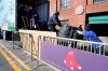 Workers load equipment onto the Boston Red Sox baseball team's truck outside Fenway Park, Monday, Feb. 8, 2021, in Boston. The truck is headed to JetBlue Park, in Fort Myers, Fla. for the players' spring training. (AP Photo/Steven Senne)