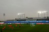 Shakhtar's players exercise during a training session at Alfredo di Stefano stadium in Madrid, Spain, Tuesday, Oct. 20, 2020. Real Madrid will play against FC Shakhtar Donetsk in a Champions League soccer match on Wednesday. (AP Photo/Manu Fernandez)