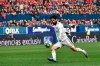 Real Madrid's Isco runs for the ball during the Spanish La Liga soccer match between Osasuna and Real Madrid at El Sadar stadium in Pamplona, northern Spain, Sunday, Feb. 9, 2020. (AP Photo/Alvaro Barrientos)