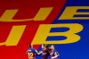 FC Barcelona's Antoine Griezmann, second left, celebrates after scoring his side's second goal during the Spanish La Liga soccer match between FC Barcelona and Leganes at the Camp Nou stadium in Barcelona, Spain, Tuesday, June 16, 2020. (AP Photo/Joan Montfort)