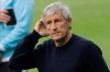 Barcelona's head coach Quique Setien gestures after the Spanish La Liga soccer match between RC Celta and Barcelona at the Balaidos stadium in Vigo, Spain, Saturday, June 27, 2020. (AP Photo/Lalo Villar)