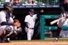 Detroit Tigers manager A.J. Hinch directs from the dugout during the second inning of a baseball game against the Cleveland Indians, Sunday, April 4, 2021, in Detroit. (AP Photo/Carlos Osorio)