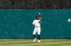 Detroit Tigers center fielder JaCoby Jones makes a catch during the second inning of a baseball game against the Cleveland Indians, Thursday, April 1, 2021, in Detroit. (AP Photo/Carlos Osorio)