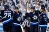 THE CANADIAN PRESS/John Woods
Winnipeg Jets right wing Patrik Laine celebrates his goal.