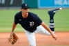 Detroit Tigers pitcher Matthew Boyd watches a throw during an intrasquad baseball game in Detroit, Wednesday, July 15, 2020. (AP Photo/Paul Sancya)