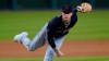 Cleveland Indians pitcher Zach Plesac throws against the Detroit Tigers in the eighth inning of a baseball game in Detroit, Friday, Sept. 18, 2020. (AP Photo/Paul Sancya)