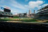 The Minnesota Twins play an intrasquad game at Target Field at baseball camp Monday, July 13, 2020, in Minneapolis. (AP Photo/Bruce Kluckhohn)