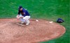 Minnesota Twins pitcher Jake Odorizzi spends a few moments alone on the mound after the 2020 season ended as the Twins lost the American League wild-card series to the Houston Astros, Wednesday, Sept. 30, 2020, in Minneapolis. The Astros beat them 3-1 in Game 2, Odorizzi did not pitch in the series. (AP Photo/Jim Mone)