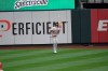 Philadelphia Phillies right fielder Bryce Harper catches a fly ball during the second inning of a baseball game against the St. Louis Cardinals Tuesday, April 27, 2021, in St. Louis. (AP Photo/Joe Puetz)