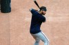 Minnesota Twins third baseman Josh Donaldson takes a practice swing during baseball practice Wednesday, July 8, 2020, in Minneapolis. The baseball team added Donaldson among a couple of potentially high impact players to the team that won 101 games last season. (AP Photo/Jim Mone)