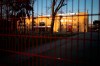 Gates are closed at the stadium 'An der alte Foersterei' where the German Bundesliga soccer match 1. FC Union Berlin against FC Bayern should have taken place in Berlin, Germany, Saturday, March 14, 2020. After the other four main leagues in Europe had already been suspended, the German soccer authorities gave in and suspended all Bundesliga games because of the novel coronavirus outbreak on Friday. For some, especially older adults and people with existing health problems, it can cause more severe illness, including pneumonia.(AP Photo/Markus Schreiber)