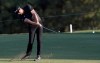 Keegan Bradley hits a shot from the 18th fairway during the second round of the Sanderson Farms Championship golf tournament in Jackson, Miss., Friday, Oct. 2, 2020. (Chris Todd/The Clarion-Ledger via AP)