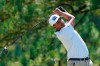 Defending champion Sebastian Munoz, of Colombia, watches his drive from the ninth tee during the second round of the Sanderson Farms Championship golf tournament in Jackson, Miss., Friday, Oct. 2, 2020. (AP Photo/Rogelio V. Solis)