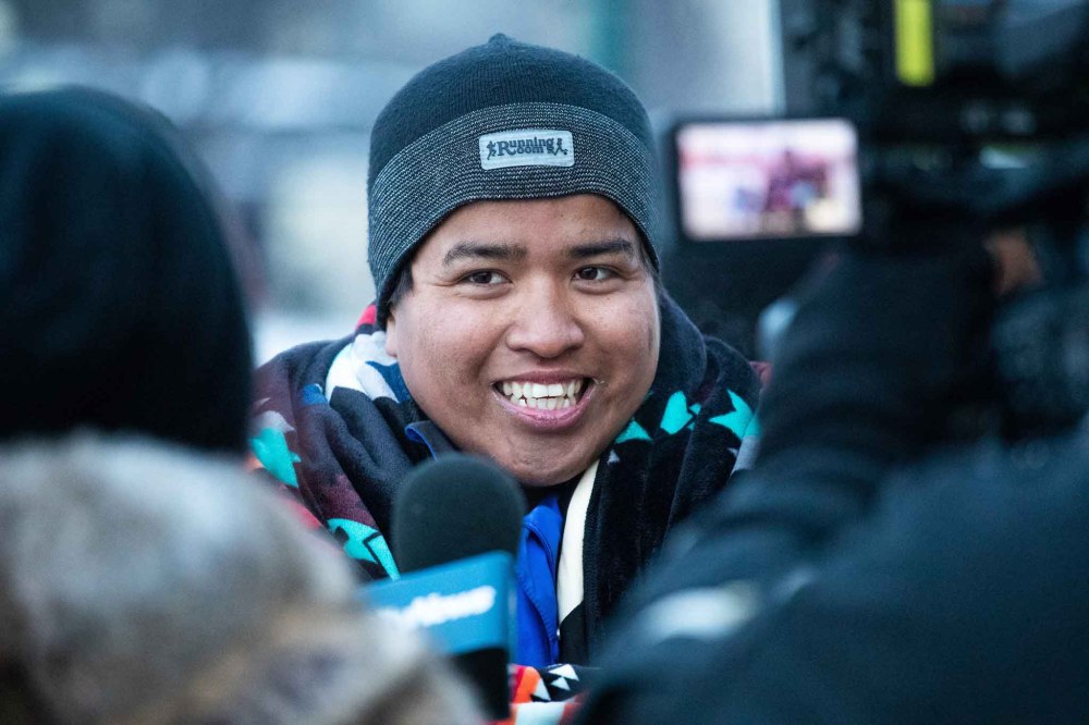 Daniel Crump
Daniel Crump / Winnipeg Free Press
Manny Green, who has been chronicling his journey on social media, has raised $15,000 so far and is taking donations until Monday.