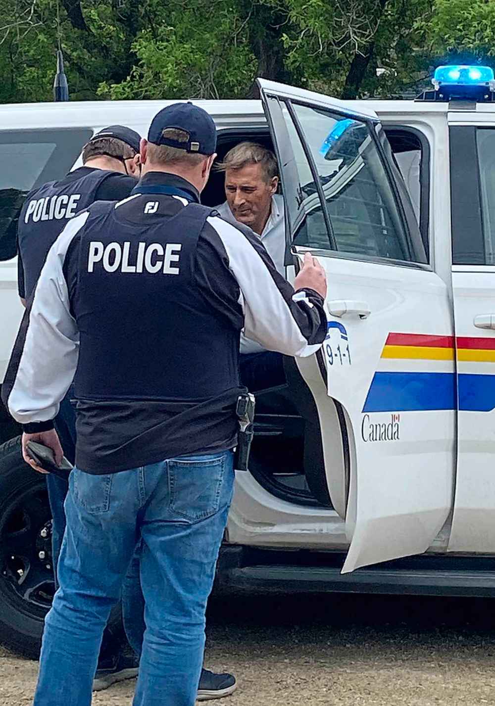 NICOLE BUFFIE / THE CARILLON FILES
People’s Party of Canada Leader Maxime Bernier, who was arrested by RCMP in June after leaving a rally on his Mad Max of Manitoba Tour, described the incident as a ‘non-crime after a political gathering in a park.’