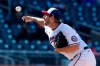 Washington Nationals starting pitcher Max Scherzer (31), throws during the third inning of a baseball game against the St. Louis Cardinals in Washington, Wednesday, April 21, 2021. (AP Photo/Manuel Balce Ceneta)