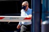 MLB Commissioner Rob Manfred arrives at Nationals Park for the New York Yankees and the Washington Nationals opening day baseball game, Thursday, July 23, 2020, in Washington. (AP Photo/Andrew Harnik)